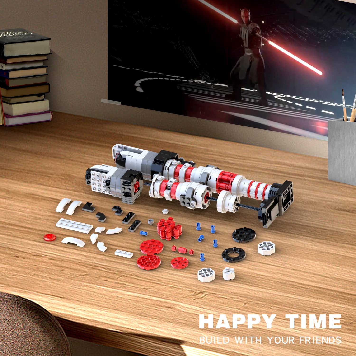 Foto 5 pulgar | Set de Construcción Mooxi-moc Space Wars Rey Skywalker Lightsaber - Venta Internacional