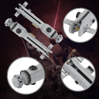 Foto 3 | Set de Construcción Mooxi-moc Space Wars Ahsoka's Lightsable Hilt 265 Piezas - Venta Internacional
