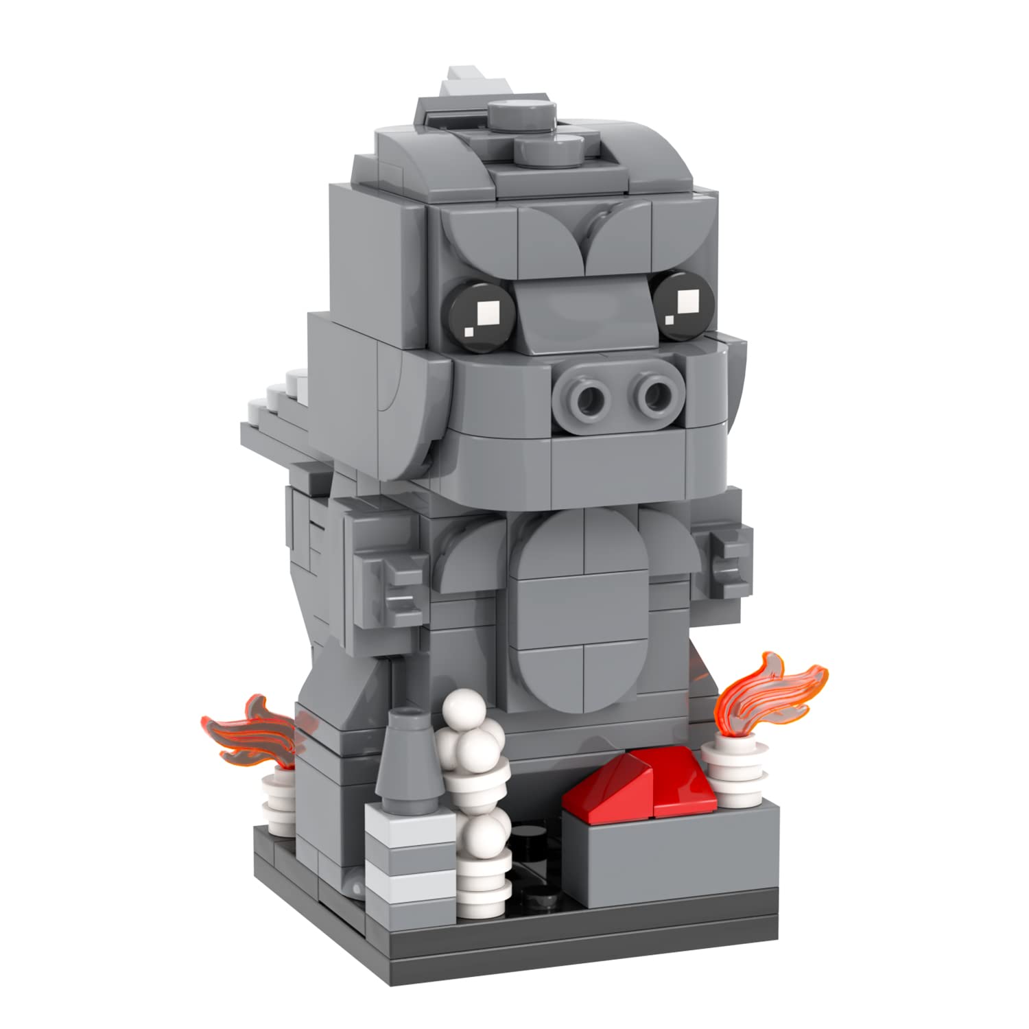 Foto 2 pulgar | Set de Construcción Mooxi-moc Godzilla Brick Mini Headz 213 Piezas - Venta Internacional