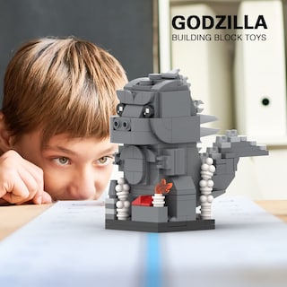 Foto 2 | Set de Construcción Mooxi-moc Godzilla Brick Mini Headz 213 Piezas - Venta Internacional