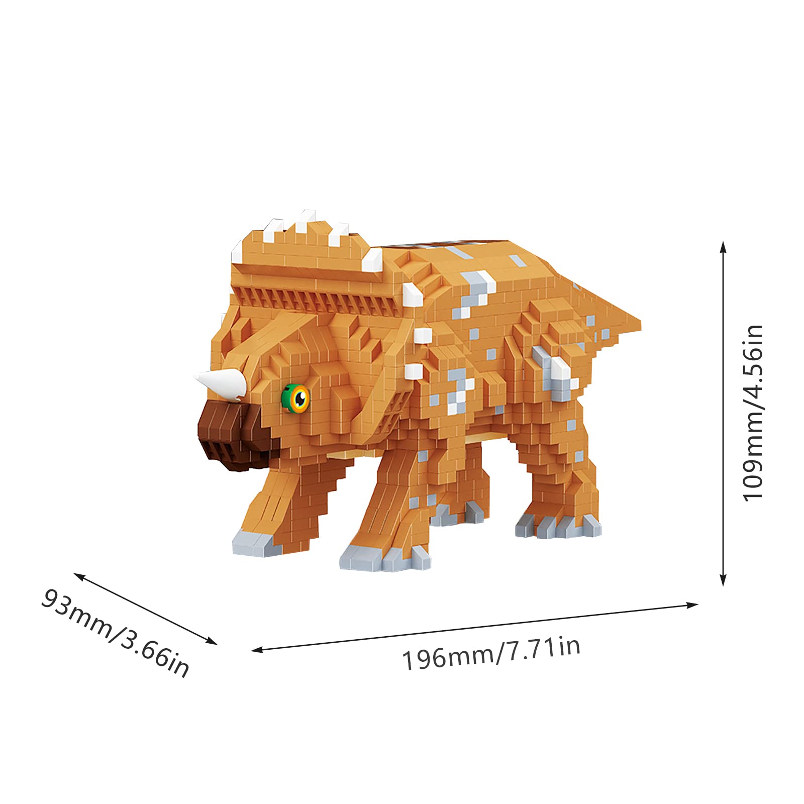 Foto 4 pulgar | Set de Bloques Larcele Micro Dinosaur 1145 Piezas Kljm-06 - Venta Internacional