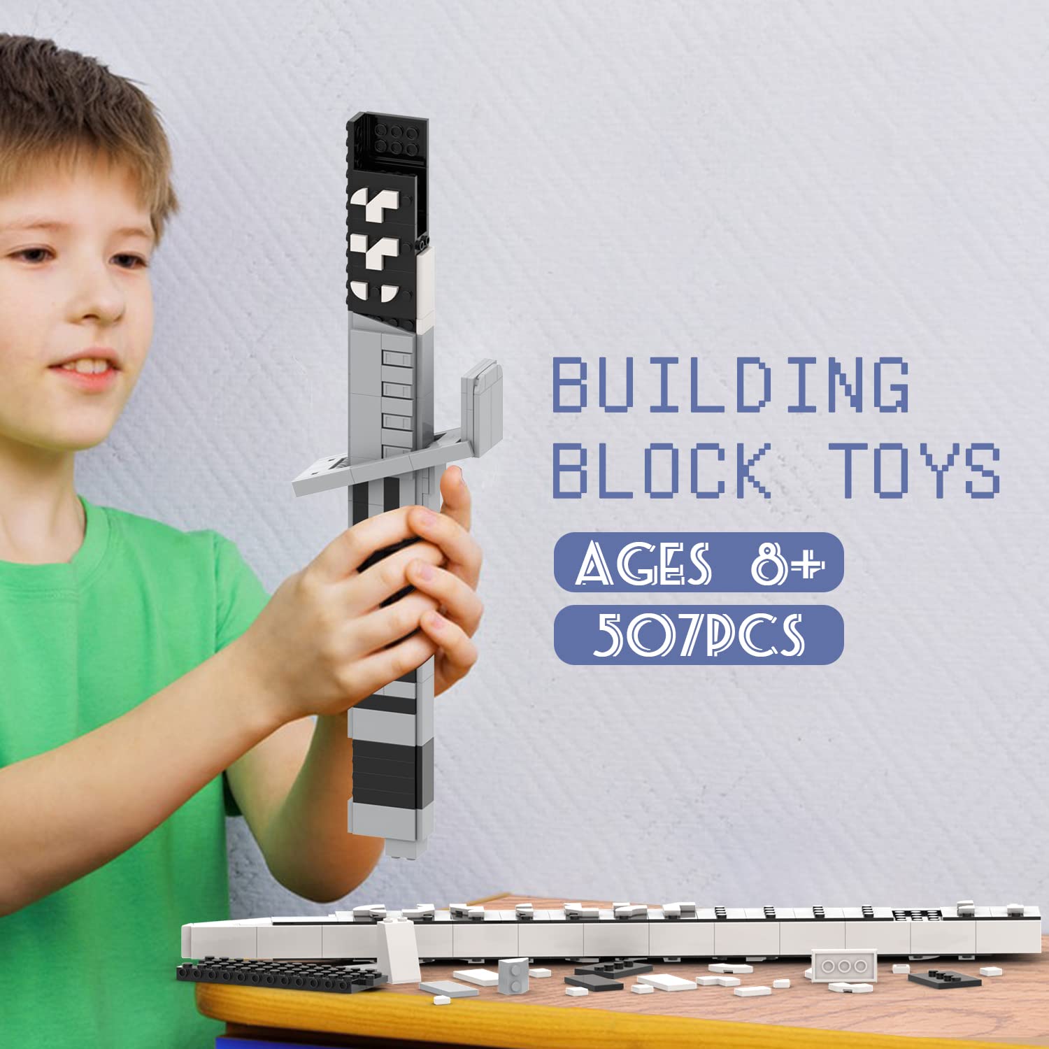 Foto 4 pulgar | Set de Construcción Mooxi-moc Space Wars Movie Darksaber 507 Piezas - Venta Internacional