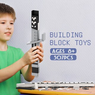 Foto 3 | Set de Construcción Mooxi-moc Space Wars Movie Darksaber 507 Piezas - Venta Internacional