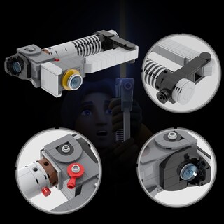 Foto 4 | Set de Construcción Mooxi-moc Space Wars Ezra Bridger Lightsable Hilt - Venta Internacional