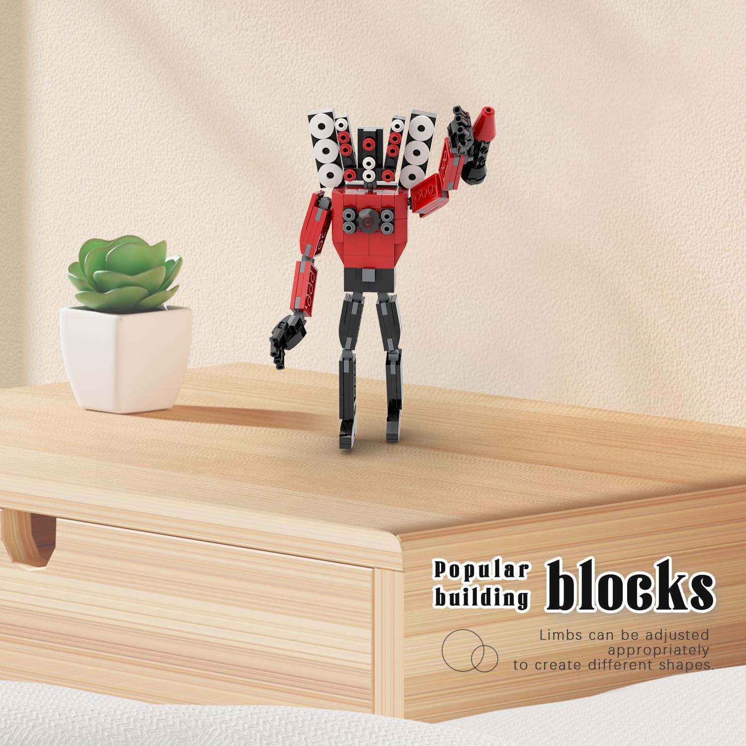Foto 4 pulgar | Set de Construcción Mooxi-moc Skibi Man Titan Man Kids 241 Piezas - Venta Internacional