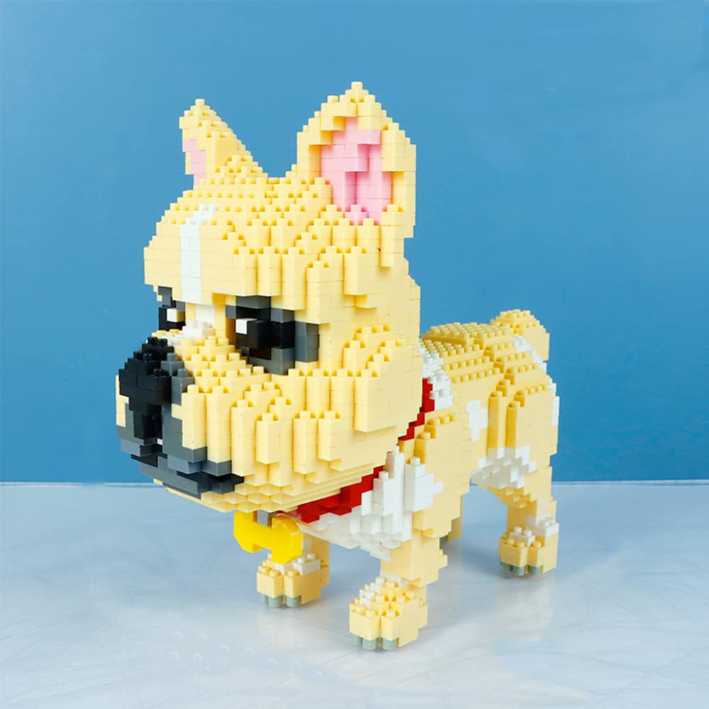Foto 2 pulgar | Set de Construcción Generic Ulanlan Micro Bricks French Bulldog 1850 Piezas - Venta Internacional