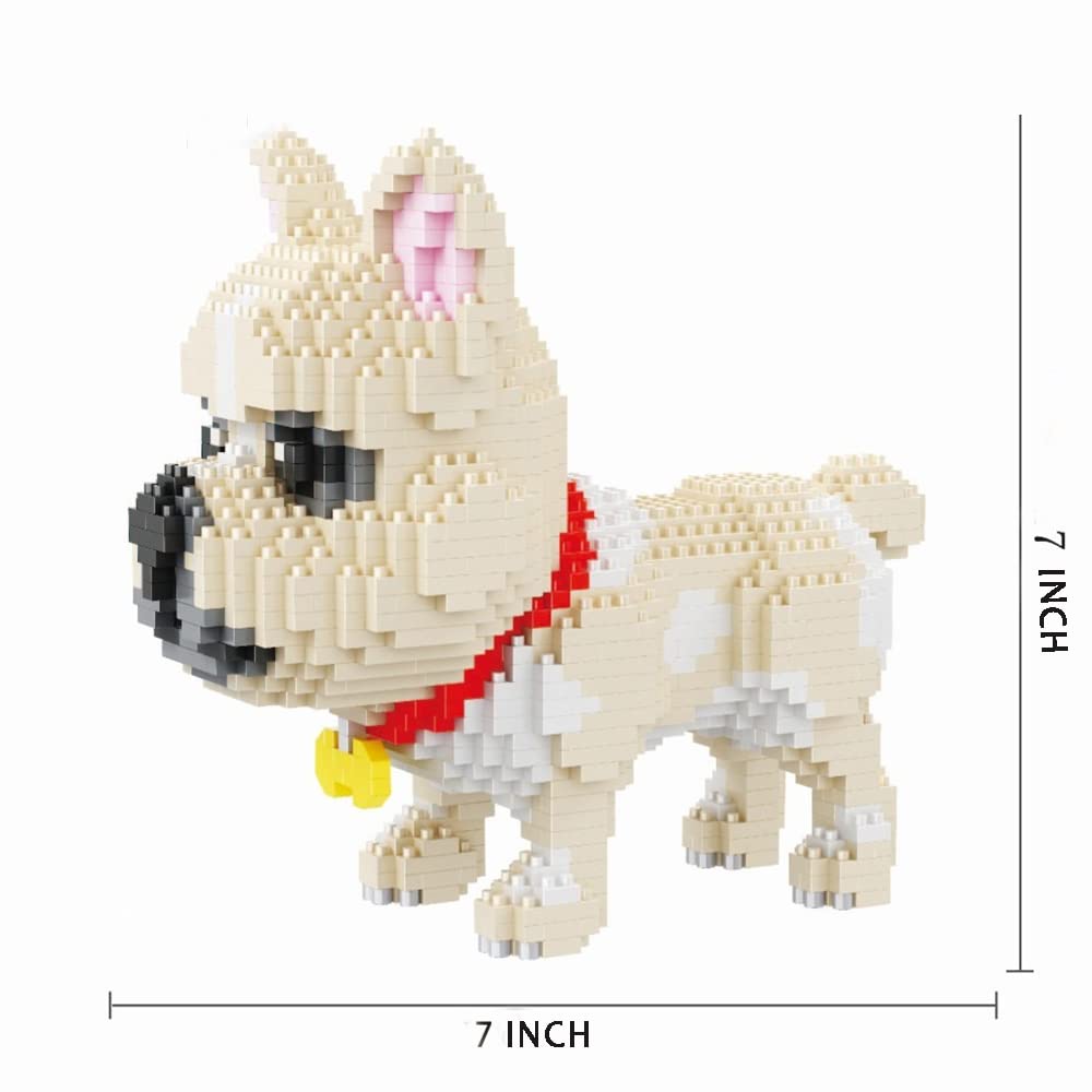 Foto 3 pulgar | Set de Construcción Generic Ulanlan Micro Bricks French Bulldog 1850 Piezas - Venta Internacional