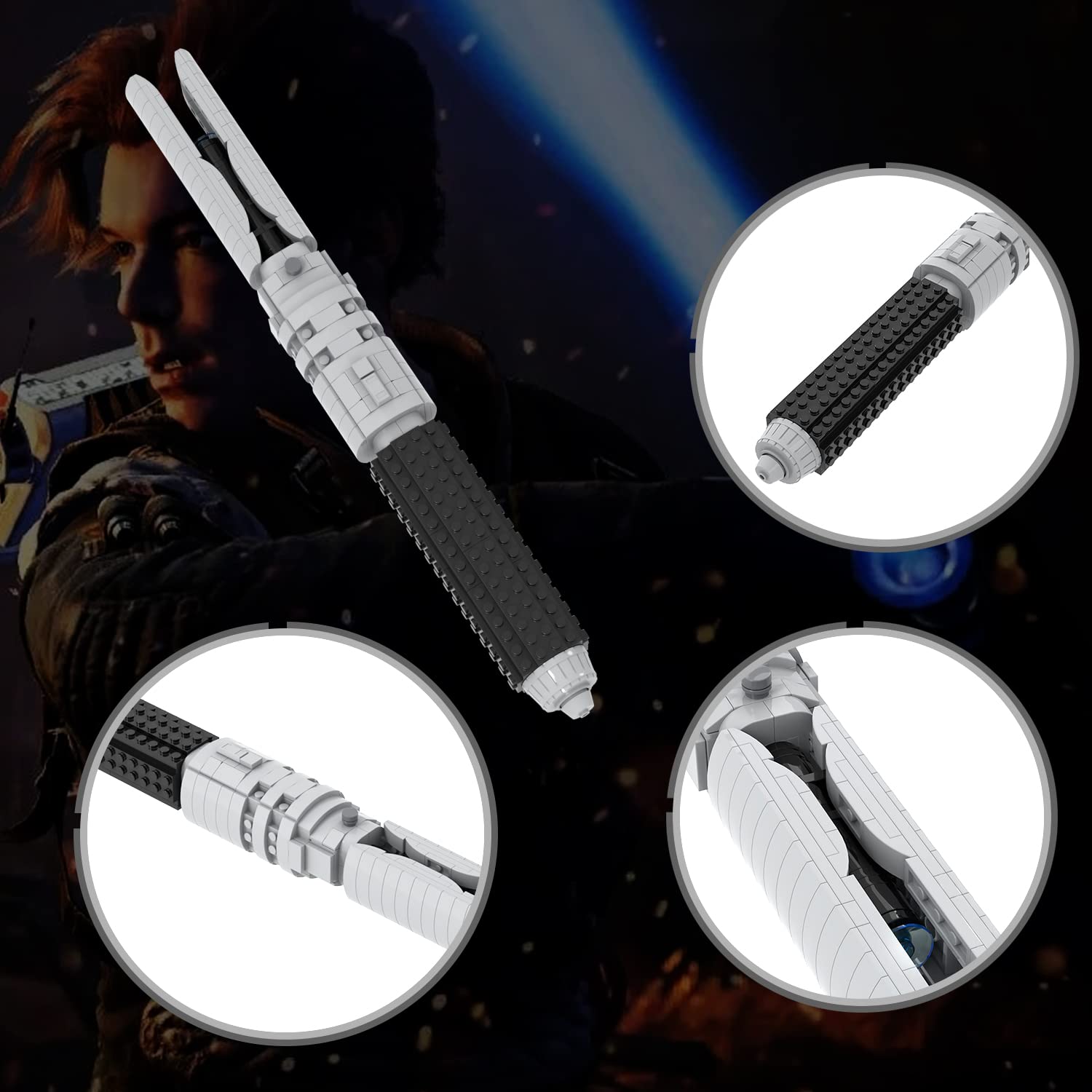 Foto 4 pulgar | Set de Construcción Mooxi-moc Space Wars Cal Kestis Lightsaber Hilt - Venta Internacional