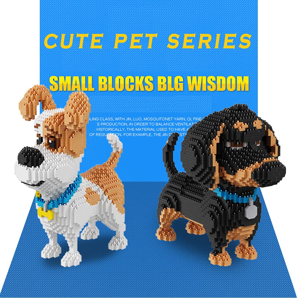 Foto 7 pulgar | Juego de Construcción Generic Ulanlan Perros y Animales 2100 Piezas - Venta Internacional