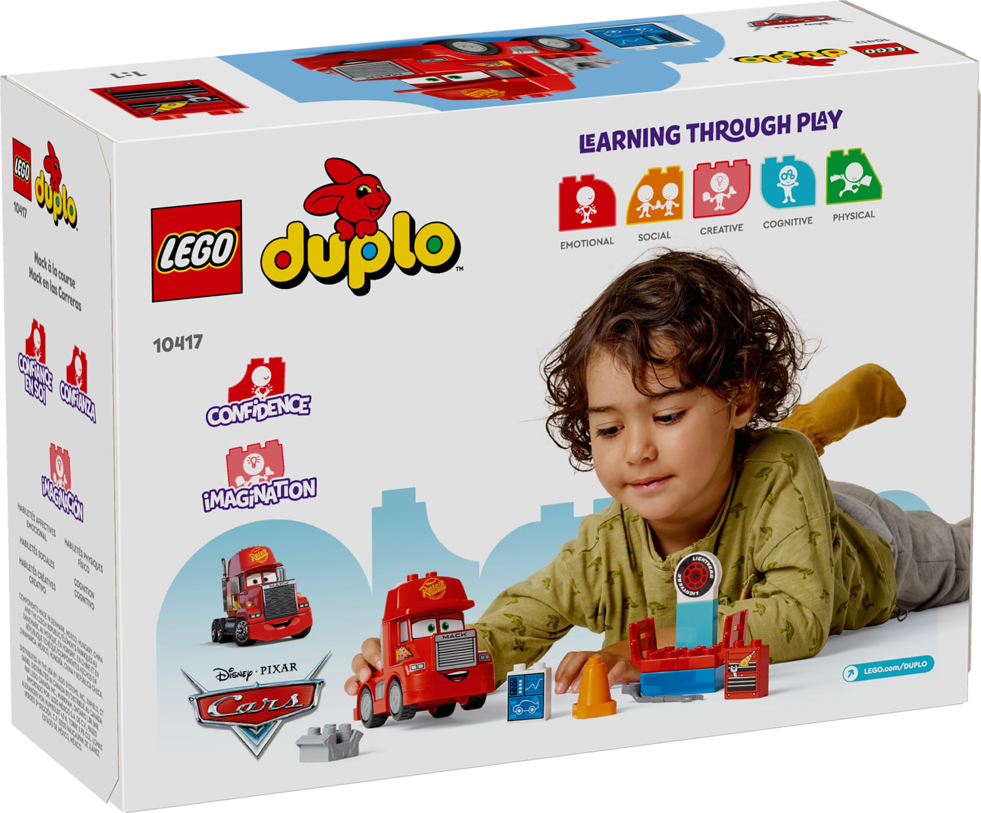 Foto 7 pulgar | Set de Construcción Lego Duplo Disney Pixar Cars Mack Race - Venta Internacional