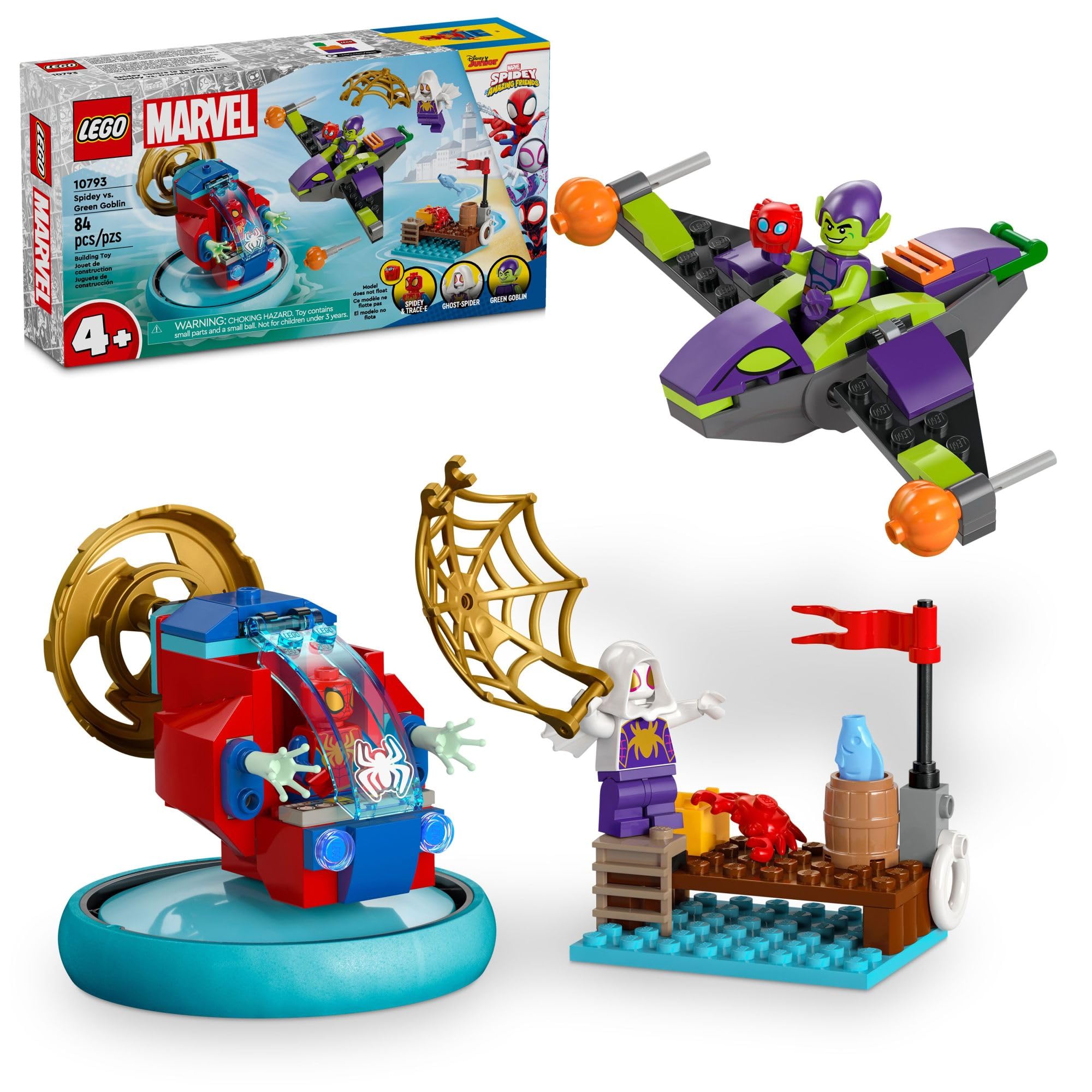 Foto 2 pulgar | Lego Marvel Spidey Green Goblin con Figuras - Venta Internacional