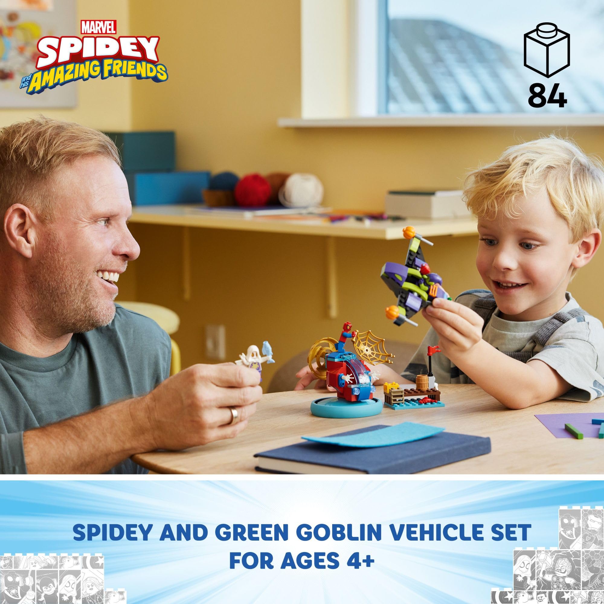 Foto 3 pulgar | Lego Marvel Spidey Green Goblin con Figuras - Venta Internacional