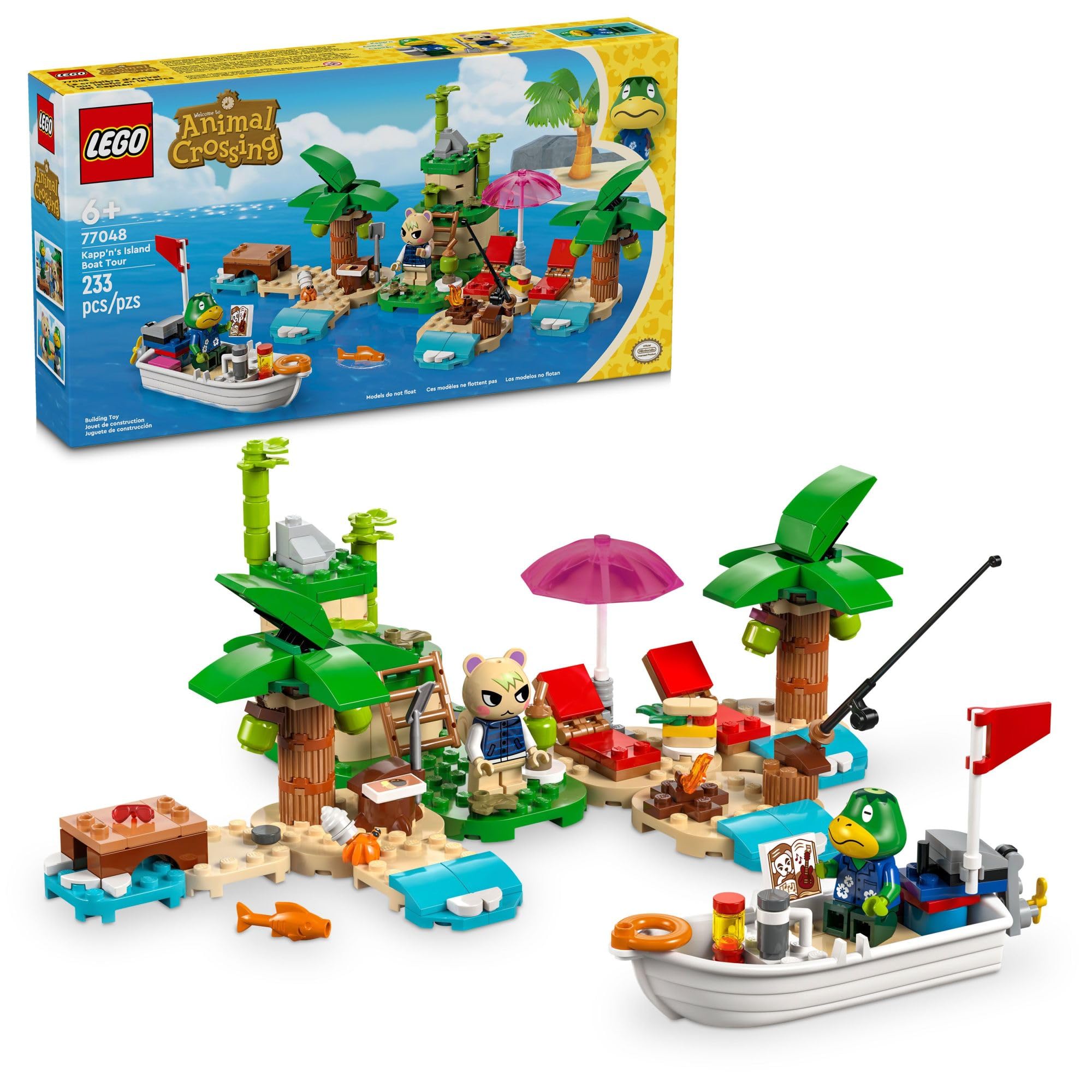 Foto 2 pulgar | Recorrido en Barco Por Toy Lego Animal Crossing Kapp'n's Island 77048 - Venta Internacional