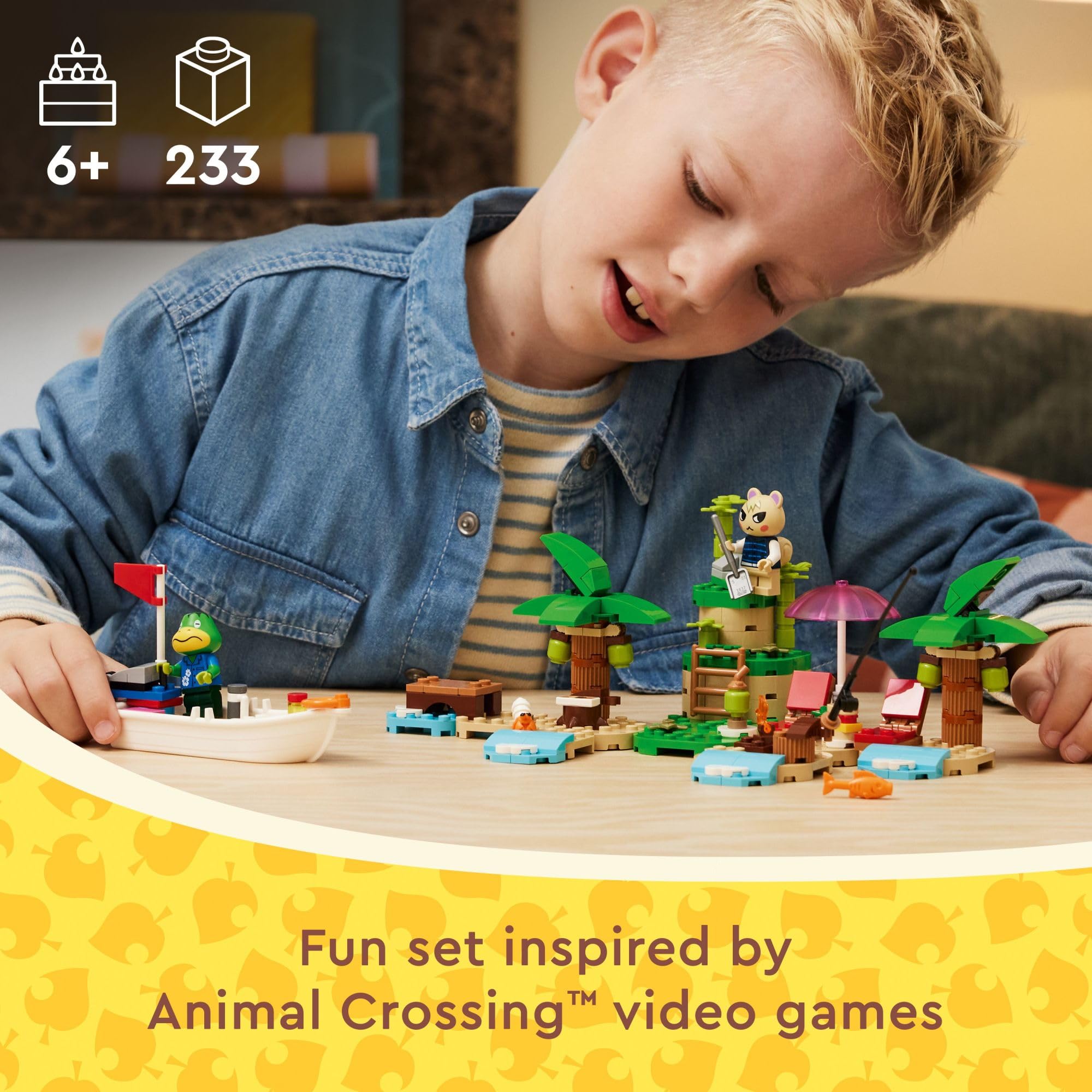 Foto 3 pulgar | Recorrido en Barco Por Toy Lego Animal Crossing Kapp'n's Island 77048 - Venta Internacional