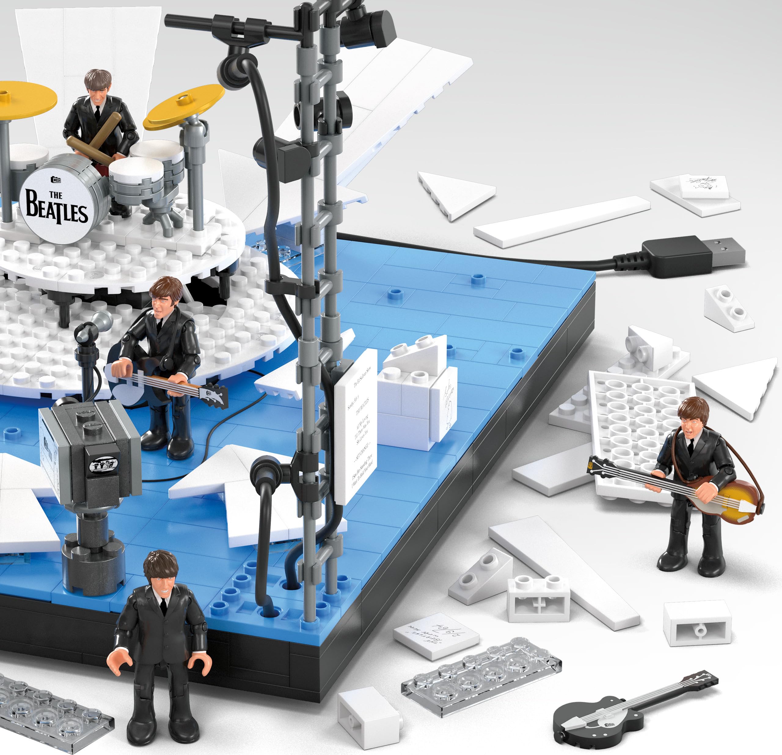Foto 3 | Juguete de Construcción Mega The Beatles Con 681 Piezas Y Luces Led - Venta Internacional