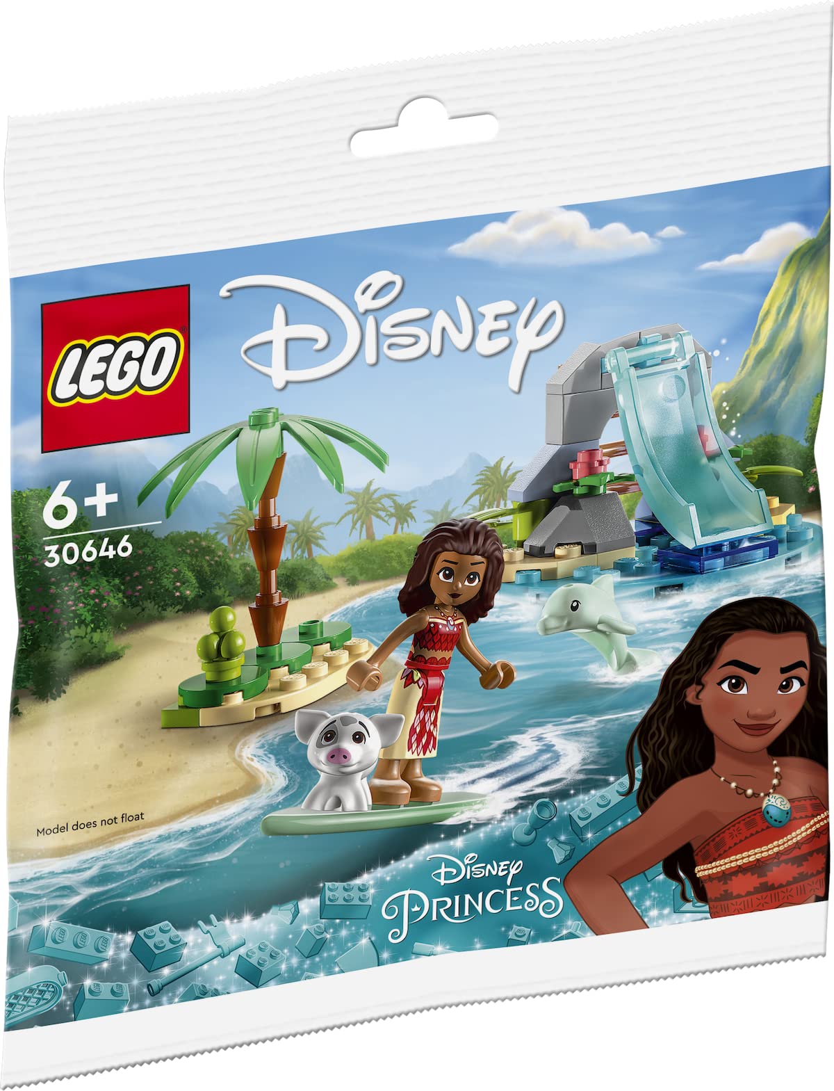 Bloque de Construcción Lego Moana's Dolphin Cave 47 piezas - Venta Internacional