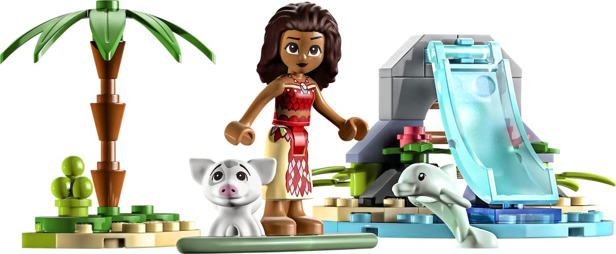 Foto 2 | Bloque de Construcción Lego Moana's Dolphin Cave 47 piezas - Venta Internacional