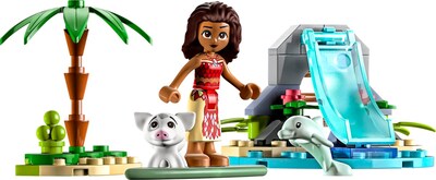 Foto 2 | Bloque de Construcción Lego Moana's Dolphin Cave 47 piezas - Venta Internacional