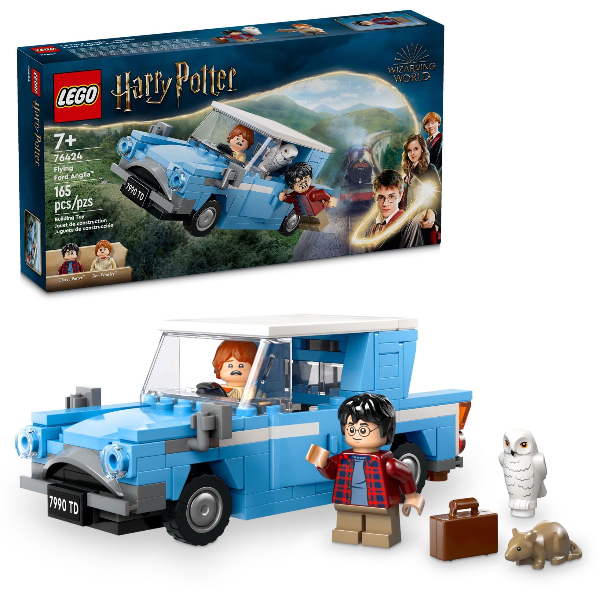 Ford Anglia Volador de Juguete Lego Harry Potter con 2 Minifiguras para Mayores de 7 Años - Venta Internacional $454