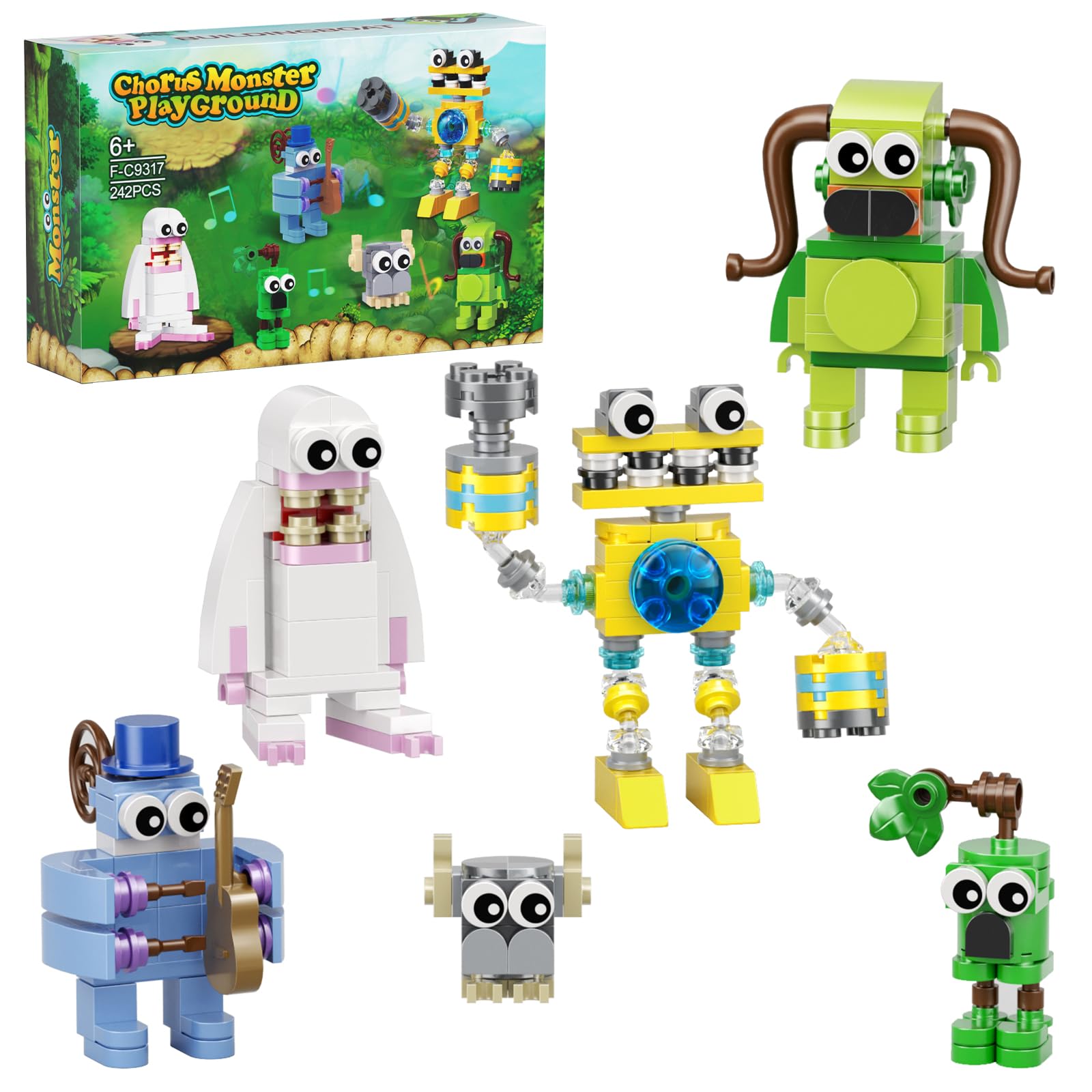 Foto 2 pulgar | Figura de Acción Building Set Singing Monsters 242 Piezas - Venta Internacional