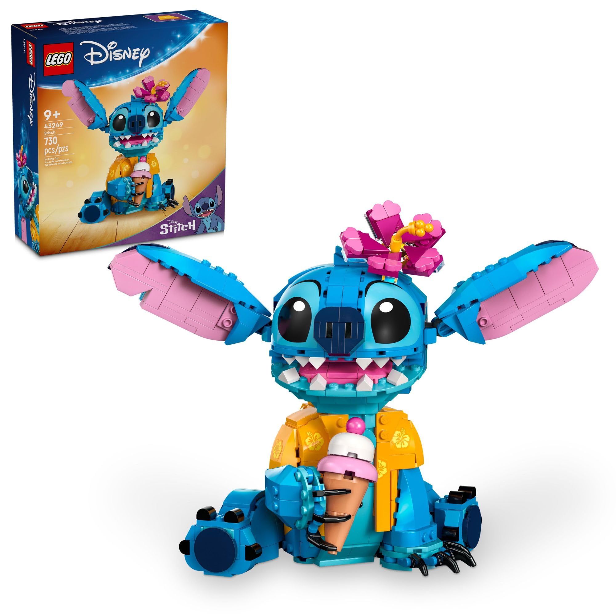 Foto 2 pulgar | Juguete de Construcción Lego Disney Stitch 43249 con Helado para Mayores de 9 Años - Venta Internacional