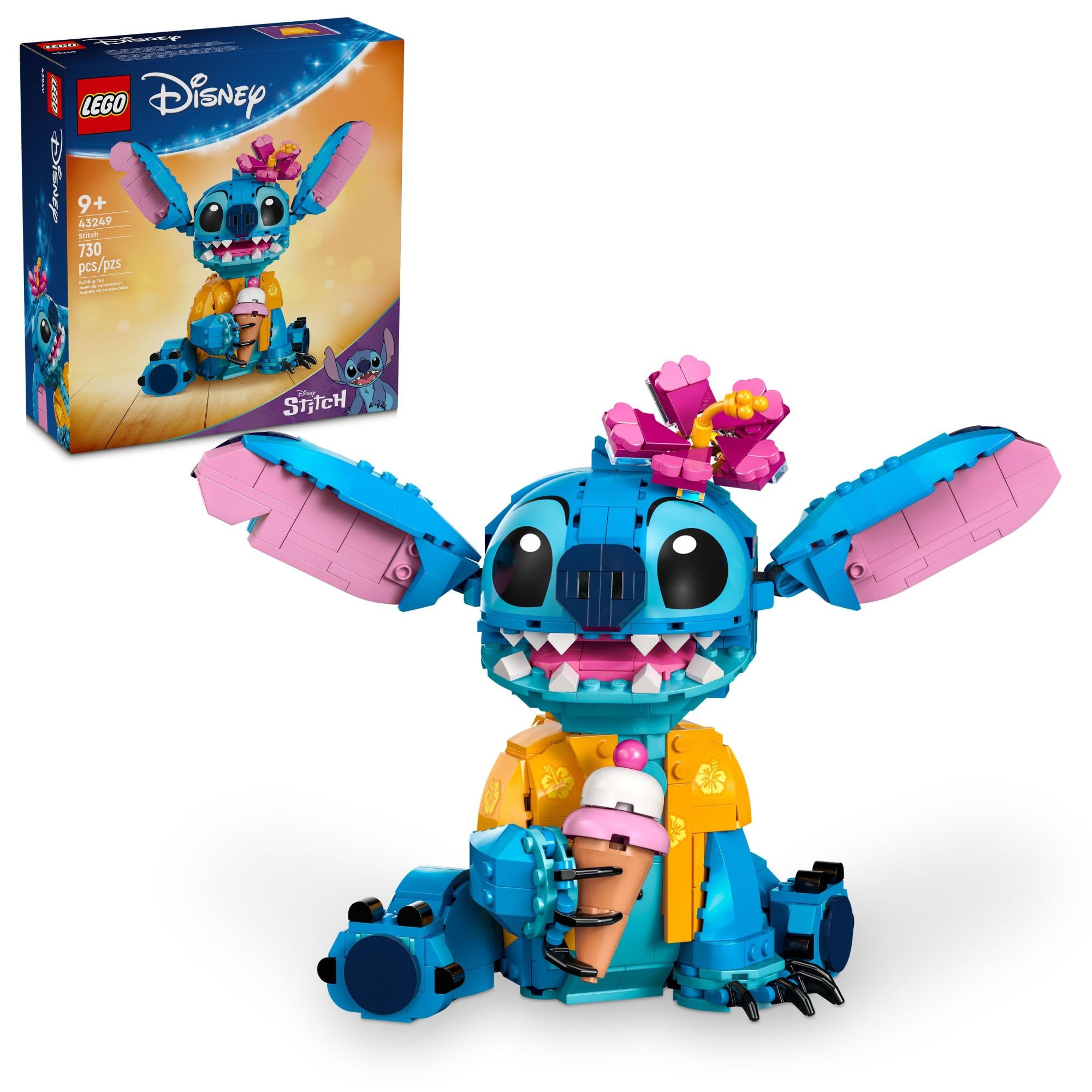 Juguete de Construcción Lego Disney Stitch 43249 con Helado para Mayores de 9 Años - Venta Internacional