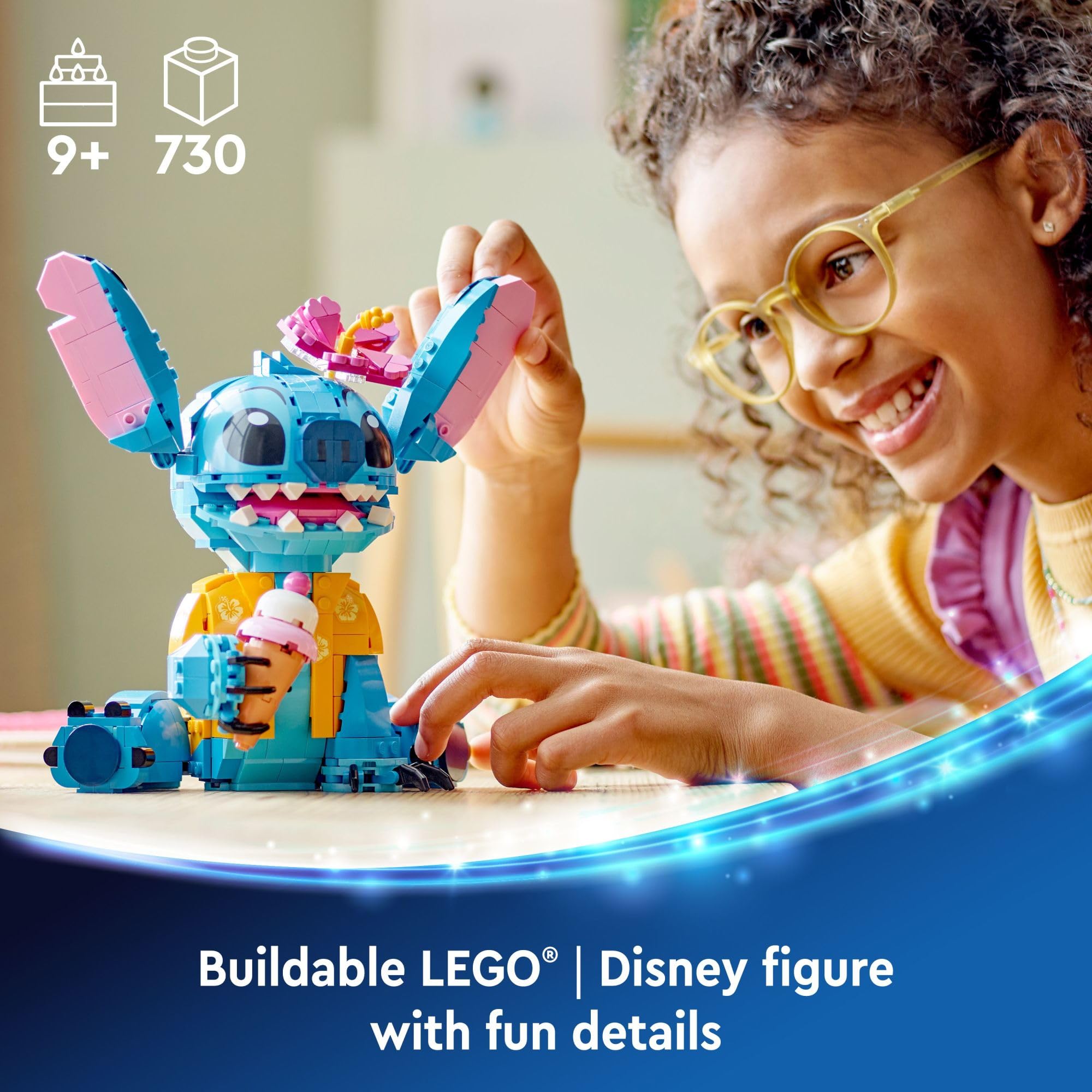Foto 3 pulgar | Juguete de Construcción Lego Disney Stitch 43249 con Helado para Mayores de 9 Años - Venta Internacional