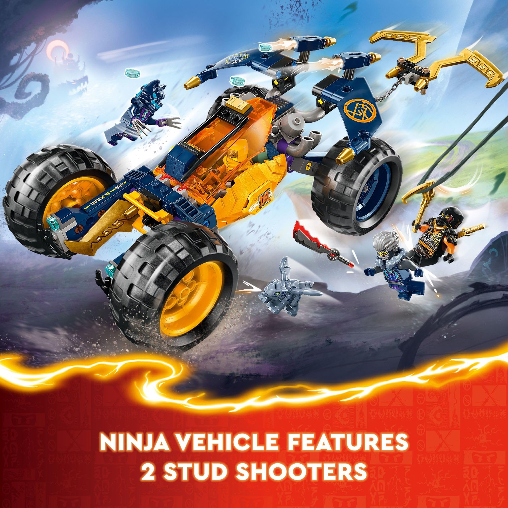 Foto 4 pulgar | Cochecito Todoterreno Ninja de Arin De Juguete Lego Ninjago 71811 - Venta Internacional
