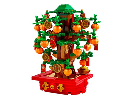 Foto 1 | Árbol de Dinero Lego de Juguete con 20 Mandarinas 14 Sobre Rojo - Venta Internacional