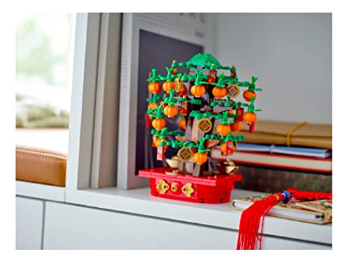 Foto 5 pulgar | Árbol de Dinero Lego de Juguete con 20 Mandarinas 14 Sobre Rojo - Venta Internacional