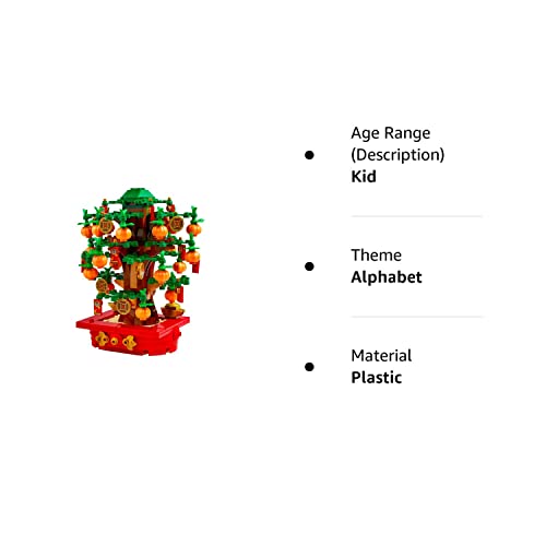 Foto 6 pulgar | Árbol de Dinero Lego de Juguete con 20 Mandarinas 14 Sobre Rojo - Venta Internacional