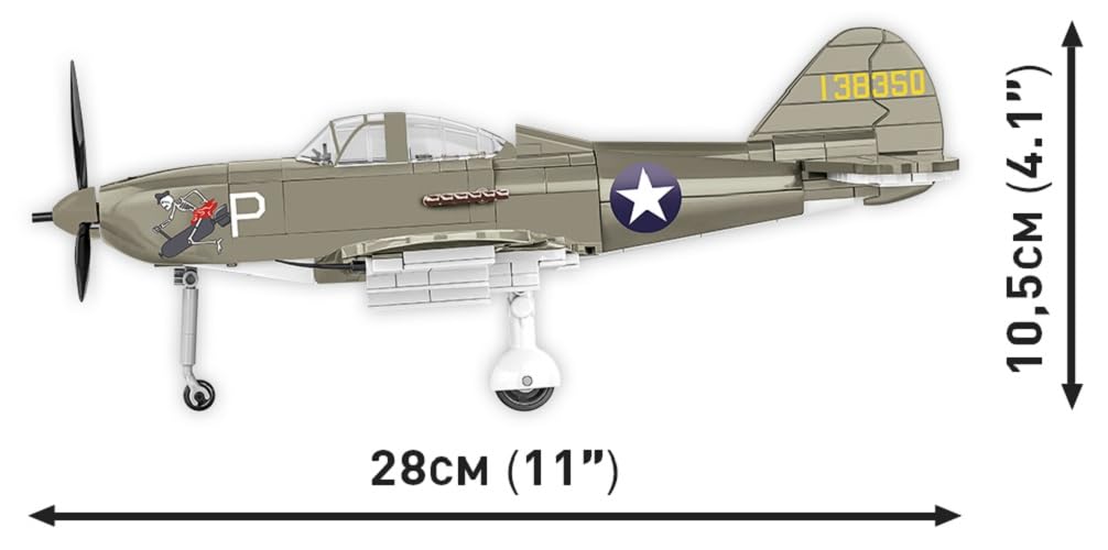 Foto 3 pulgar | Bloque de Construcción Cobi Colección Histórica de la Segunda Guerra Mundial P-39d Airacobra - Venta Internacional