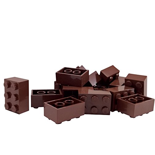 Bloques Lego 2x3 Marrón X20 - Venta Internacional