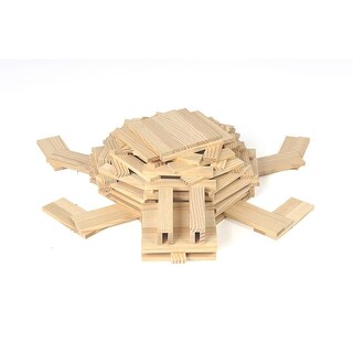 Foto 2 | Set de Construcción Kapla Wooden 280 Tablones de Madera de Pino Marino con Libro de Arte