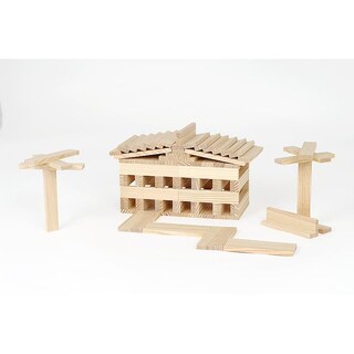 Foto 5 | Set de Construcción Kapla Wooden 280 Tablones de Madera de Pino Marino con Libro de Arte
