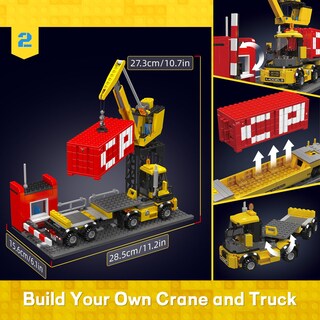 Foto 4 | Set de Construcción Mould King 12027 Locomotora Diésel con Remolque 1170 Piezas - Venta Internacional