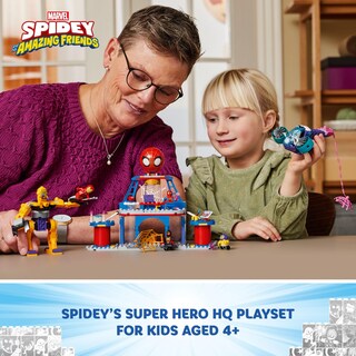 Foto 2 | Bloques de Construccion Lego Marvel Team Spidey Web Spinner Headquarters 10794 - Venta Internacional