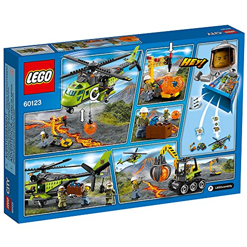 Foto 8 pulgar | Helicóptero de Suministro de Volcanes Lego City Volcano Expl - Venta Internacional