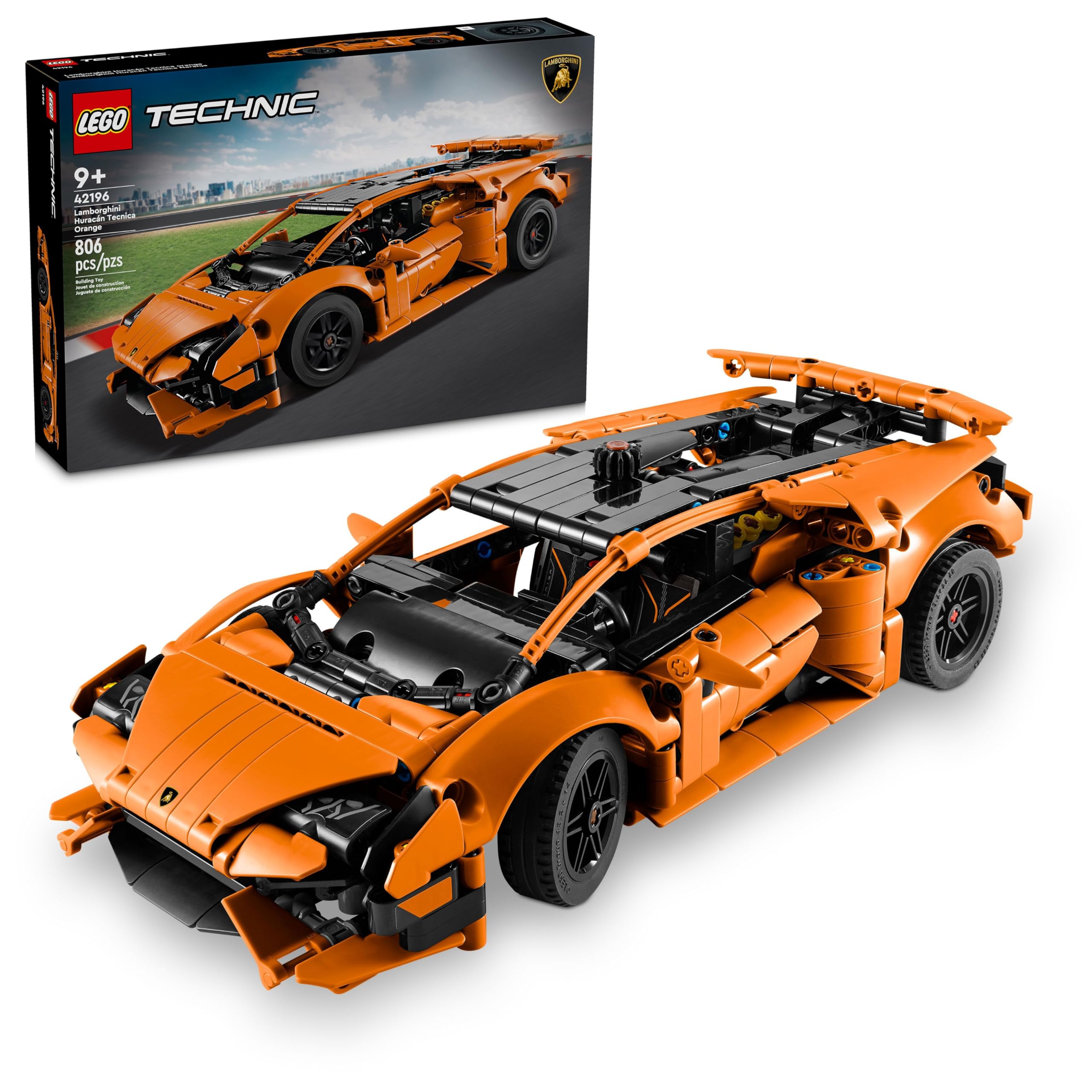 Foto 2 pulgar | Juguete de Construcción Lego Technic Lamborghini Huracán Tecnica Orange - Venta Internacional