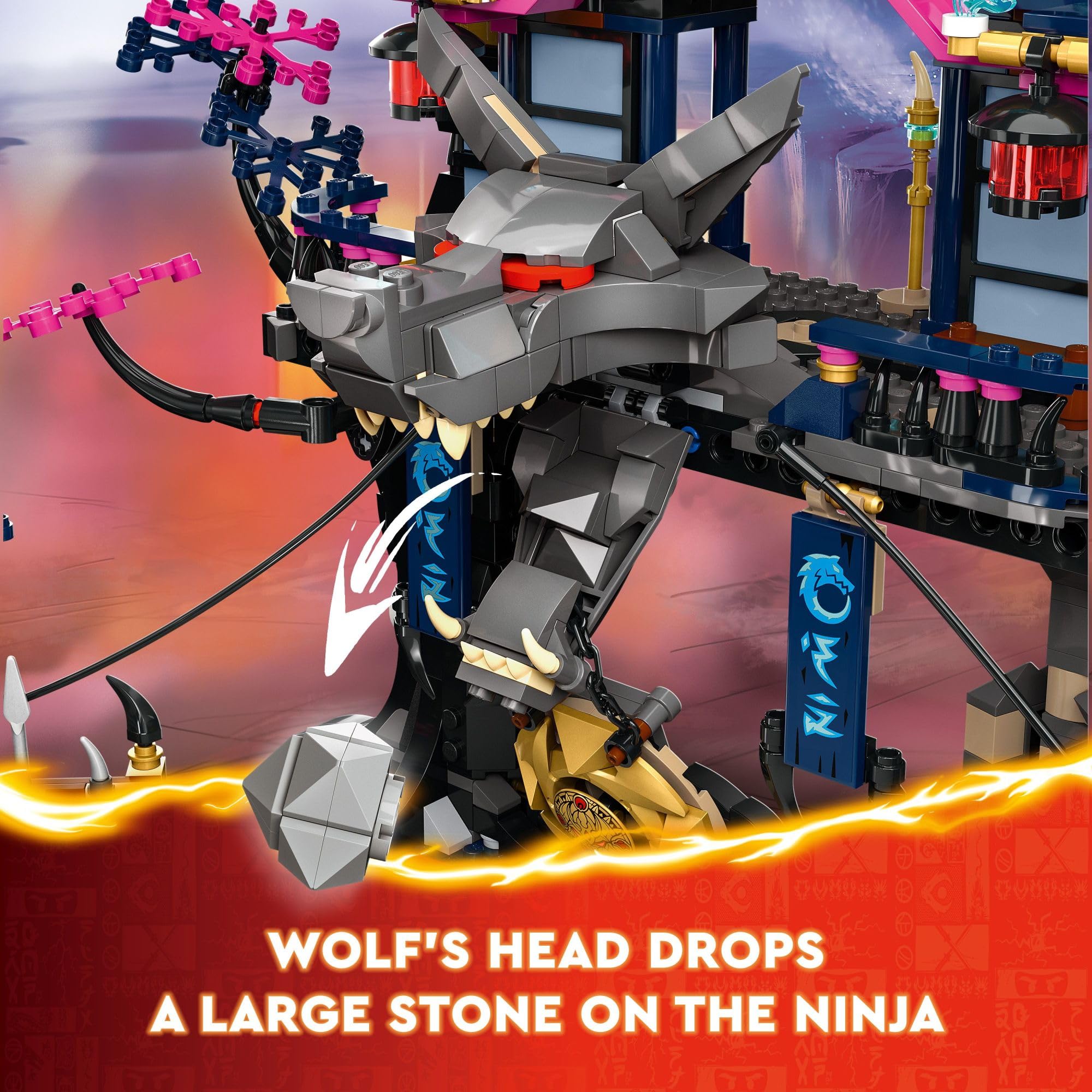 Foto 6 pulgar | Lego Ninjago Wolf Mask Shadow Dojo 8 Figuras - Venta Internacional