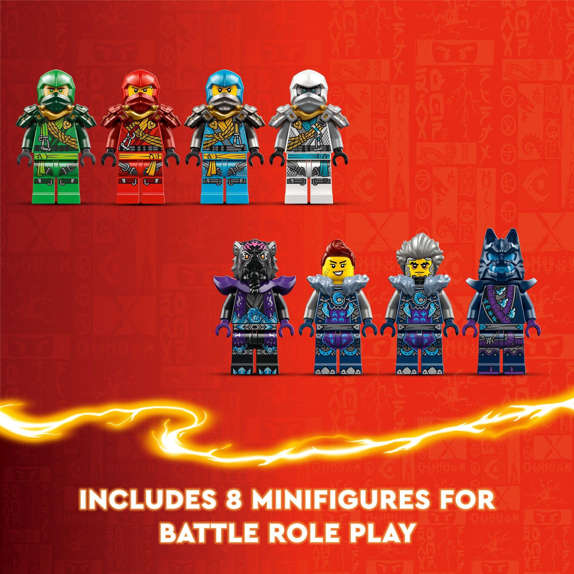 Foto 7 pulgar | Lego Ninjago Wolf Mask Shadow Dojo 8 Figuras - Venta Internacional