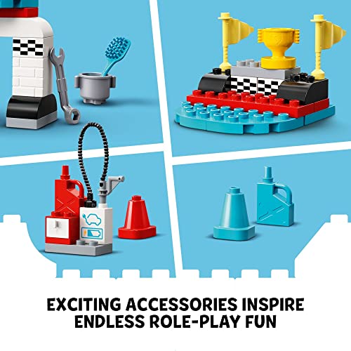 Foto 7 pulgar | Juego de Bloques Lego Duplo Town Race Cars-Venta Internacional