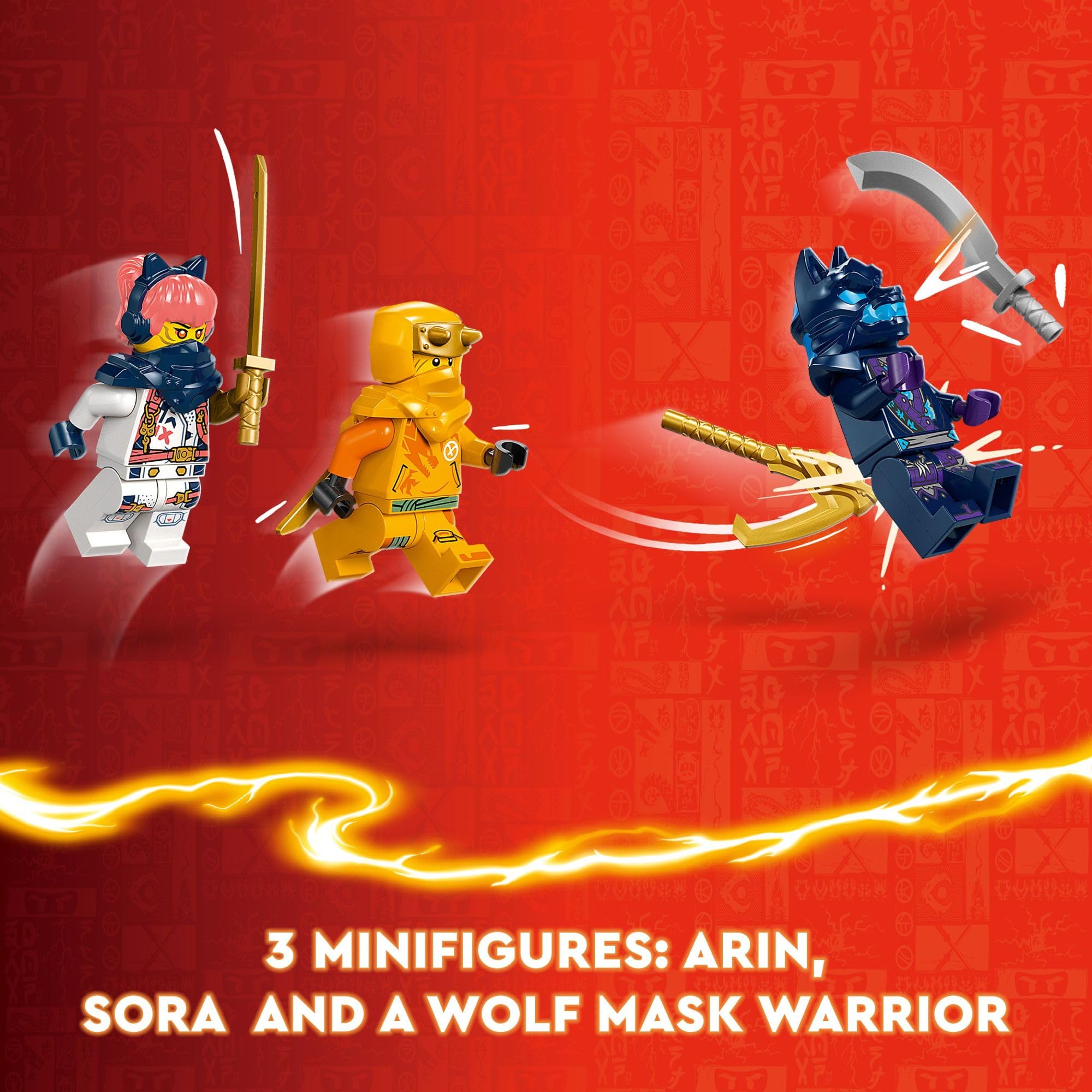 Foto 5 pulgar | Juguete Lego Ninjago Young Dragon Riyu Con 3 Minifiguras De 6 Años - Venta Internacional