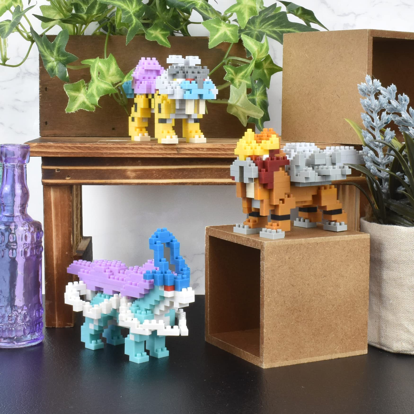 Foto 6 pulgar | Set De Construcción Nanoblock Pokémon Entei-Venta Internacional