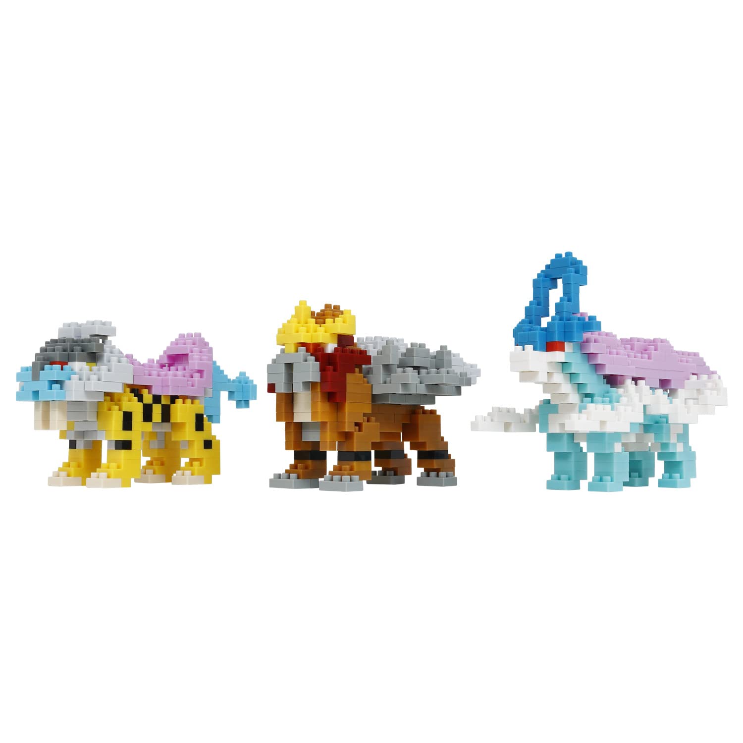 Foto 7 pulgar | Set De Construcción Nanoblock Pokémon Entei-Venta Internacional