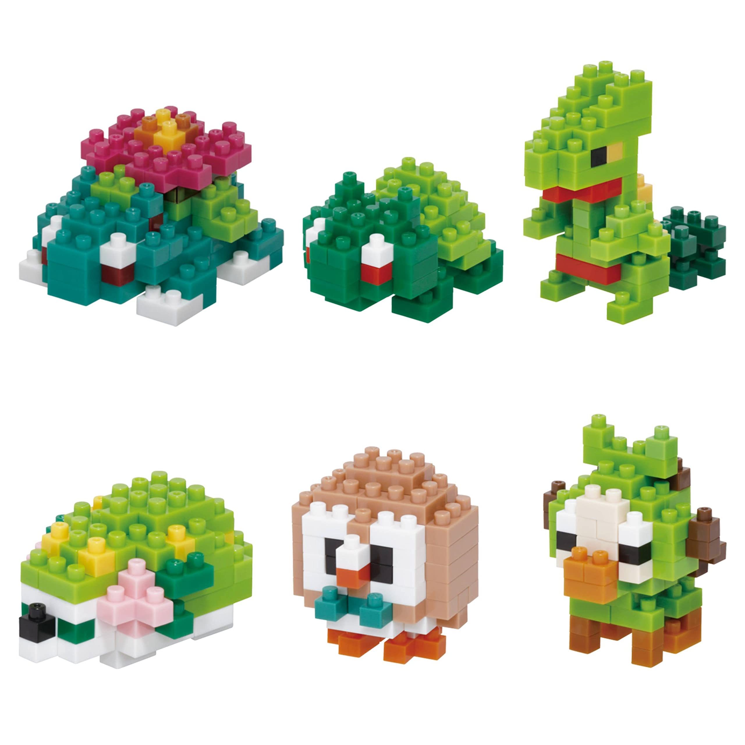 Set Nanoblock Pokémon Tipo Hierba Serie 1 Mininano - Venta Internacional