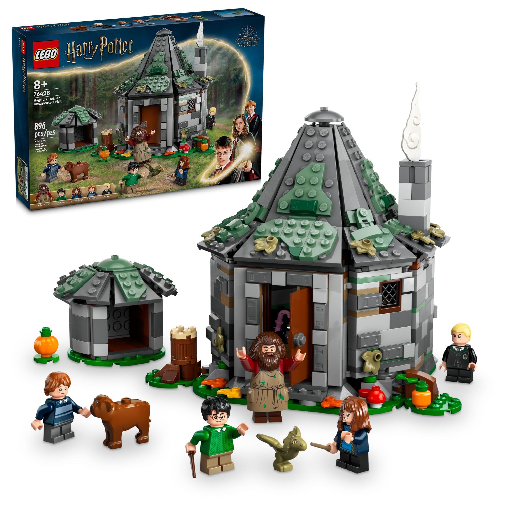 Juguete Lego Harry Potter La Cabaña de Hagrid: Una Visita Inesperada 76428 - Venta Internacional $1,972