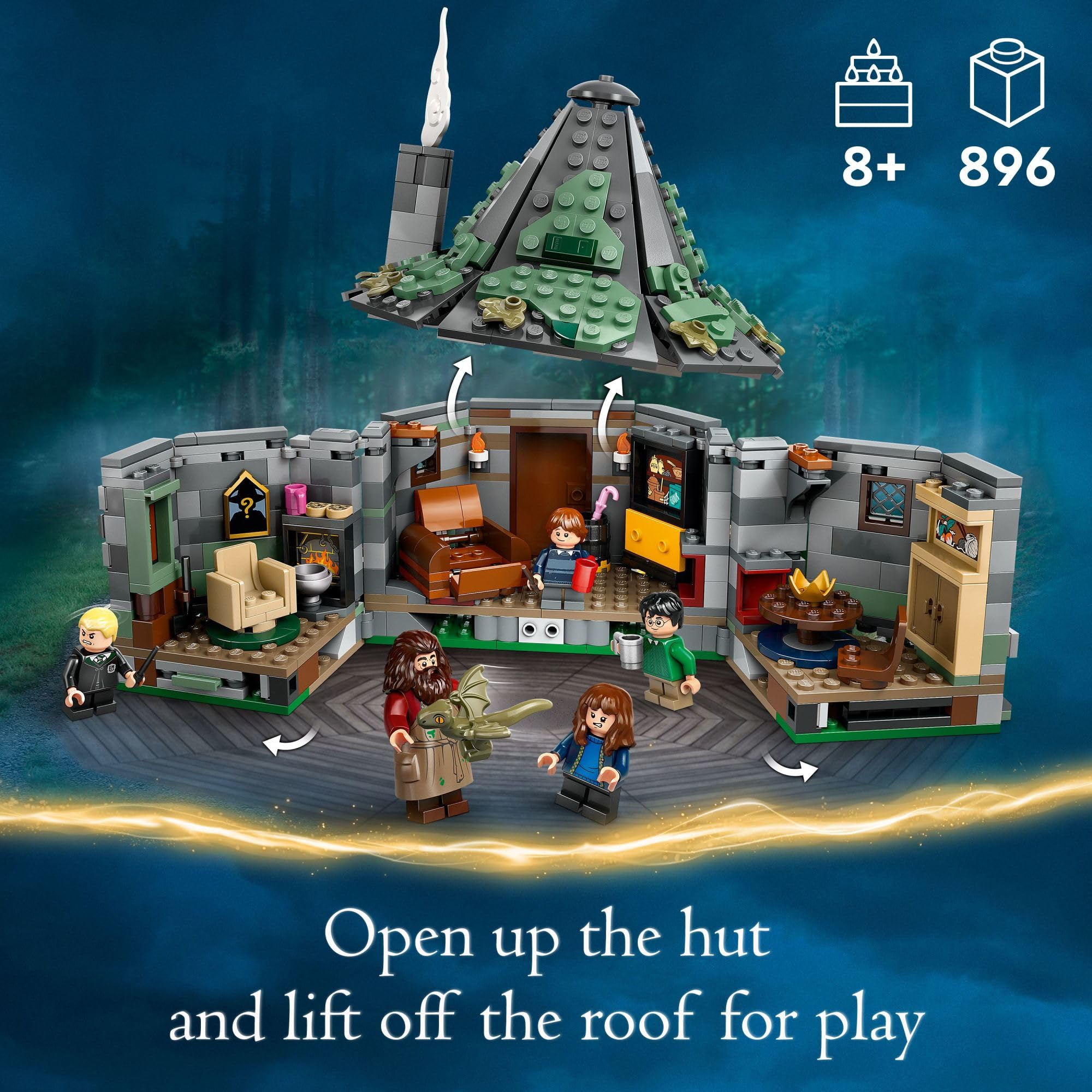 Foto 4 pulgar | Juguete Lego Harry Potter La Cabaña de Hagrid: Una Visita Inesperada 76428 - Venta Internacional