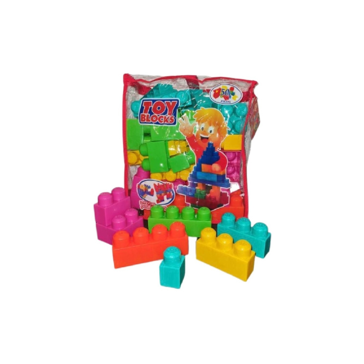 Bloques de Construcción Mega Blocks Fab Chilena 50 Piezas - Venta Internacional