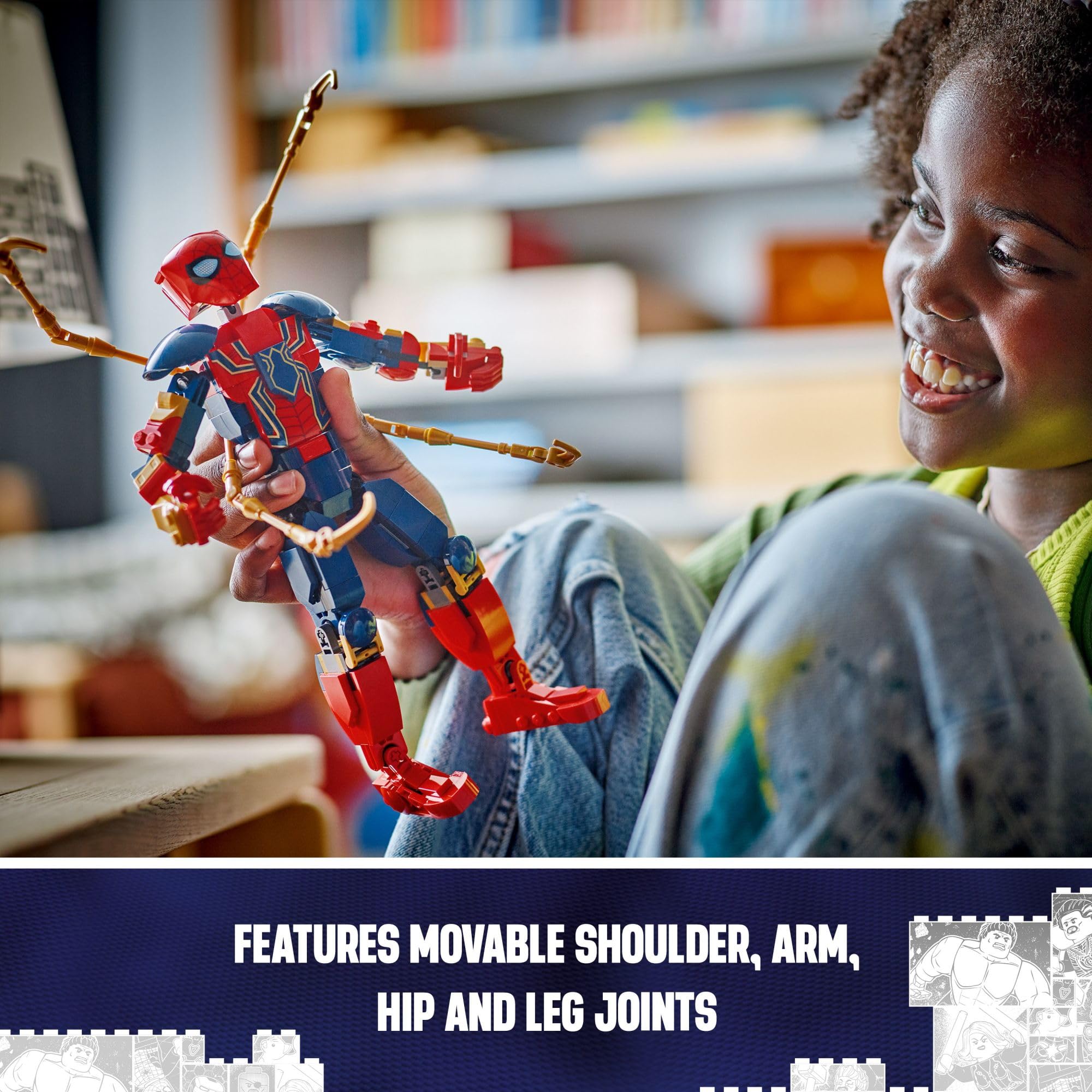 Foto 4 pulgar | Figura de Construcción Lego Marvel Iron Spider-Man 76298 - Venta Internacional